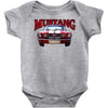 mustang, ideal gift or birthday present Baby Bodysuit