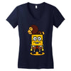 bob l'&eacute;ponge Women's V-Neck T-Shirt