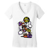 not money not life Women's V-Neck T-Shirt