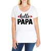Hello Papa Ladies Curvy T-Shirt