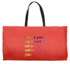 I miss you my heart is empaty wİthout you (2) Weekender Totes