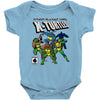 x turtles, mutants in a half shell Baby Bodysuit
