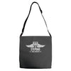 i have two titles dad and stepdad Adjustable Strap Totes
