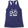 le tour bike silhouette 2015 de france new Racerback Tank
