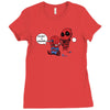 unicorn spidey Ladies Fitted T-Shirt