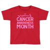 breast cancer awareness month Toddler T-shirt