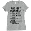 Project Manager Ladies Fitted T-Shirt