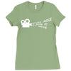 never judge a book by it's movie Ladies Fitted T-Shirt