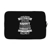 Super Cool Nanny Of A Freaking Awesome Granddaughter Laptop sleeve