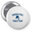 emerald hill track team Pin-back button