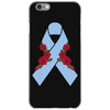 stomach cancer ribbon and rose iPhone 6/6s Case