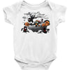 oblivious ninja trick or treat Baby Onesie