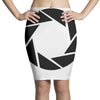 aperture science Pencil Skirts