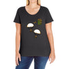 go go go go Ladies Curvy T-Shirt