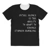 intelligence is the ability to adapt to change All Over Women's T-shirt