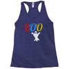 boo halloween Racerback Tank