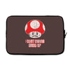 i don't wanna grow up Laptop sleeve