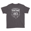original parts vintage established 1971 perfectly aged Youth Tee