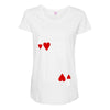 king of hearts playing card Maternity Scoop Neck T-shirt