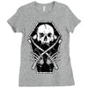 coffin and reaper Ladies Fitted T-Shirt