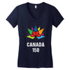Canada 150th Anniversary Women's V-Neck T-Shirt