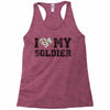 i love my soldier hunter camouflage Racerback Tank