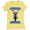 funny , fourtwo wheels, ideal gift, birthday present Ladies Fitted T-Shirt