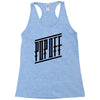 pop off street Racerback Tank