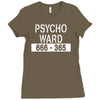 psycho ward Ladies Fitted T-Shirt
