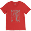 black metal phillip V-Neck Tee