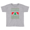 ugly sweater dinosour Toddler T-shirt