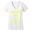 the ninja gamer Women's V-Neck T-Shirt