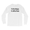 to err is human funny t shirt pirate humor parody s 3xl Long Sleeve Shirts