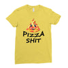 pizza shit Ladies Fitted T-Shirt