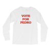 vote for pedro ringer t shirt napoleon dynamite ninja skills Long Sleeve Shirts