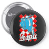 funny vespa chequer board, ideal gift or birthday present Pin-back button