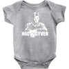 mac gyver schwarz Baby Onesie