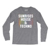 Sunrises House &amp; Techno Long Sleeve Shirts