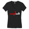 line Women's V-Neck T-Shirt