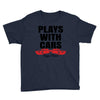 Plays With Cars Youth Tee
