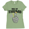 rule of thumb Ladies Fitted T-Shirt