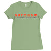 funny t shirt sarcasm is one of the services i offer rude tee offensiv Ladies Fitted T-Shirt