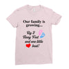 Our Family is Growing Ladies Fitted T-Shirt