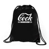 cock taste the difference mens v neck Drawstring Bags
