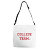 College Team Adjustable Strap Totes