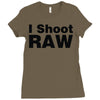 i shoot raw Ladies Fitted T-Shirt