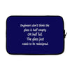 funny engineer geek quote Laptop sleeve