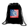 liberty statue Drawstring Bags