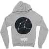 Virgo Zodiac Sign Minimal Design Zipper Hoodie