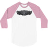 pinstripe 2 skull humor funny 3/4 Sleeve Shirt